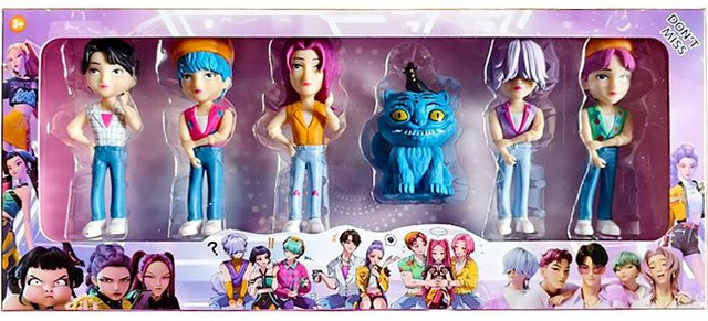 Wucifang Jewelry Saja Boys, Anime-Figurenset, 6-teiliges Set, ab 3 Jahren - Bild 1