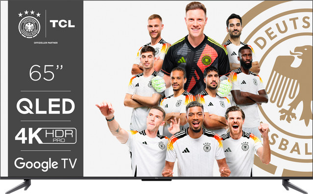TCL 65QLED770 QLED Smart TV in Schwarz mit 4K UHD, Wi-Fi und Bluetooth - Bild 1