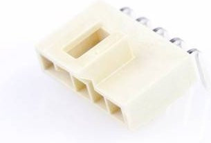 Molex Einbau-Buchsenleiste Standard in Beige mit Goldkontakten, Rastermaß 2.50mm - Bild 1