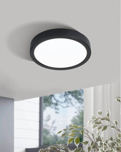 Eglo LED Aufbauleuchte Fueva 5 Schwarz-Weiß 17 W - Bild 1