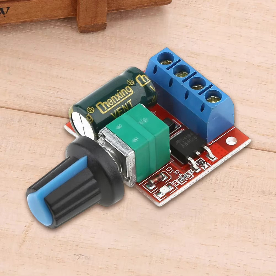 PWM 12V DC Motor Speed Controller Modul 5A 90W mit einstellbarer Drehzahl für Niederspannung 4,5-35V in Multicolor - Bild 2