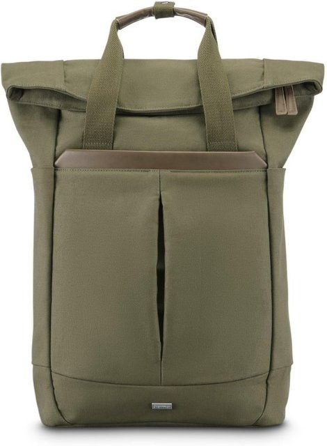 Hama Laptop-Rucksack Pureline für bis zu 16,2 Zoll in Grün-Braun - Bild 1