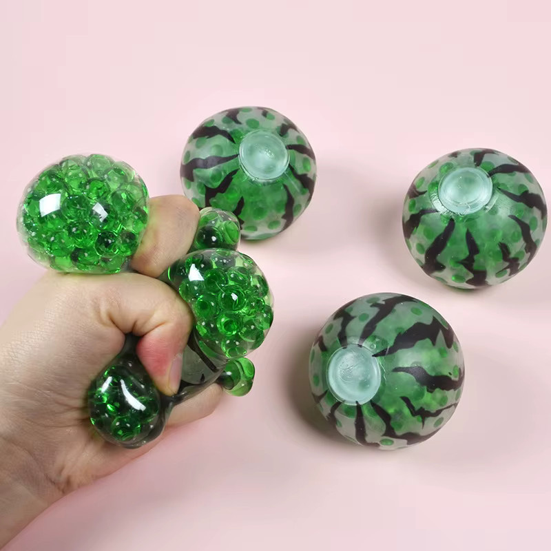 Datgo Wassermelonen-Perlenbälle, Wasserkugeln, Ventilationsbälle, Quetsch- und Knet-Spielzeug zur Stresslinderung - Bild 3
