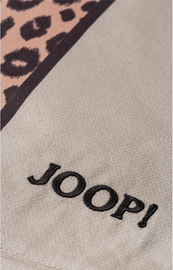 Bettwäsche JOOP! LEO aus Mako-Satin in Taupe und Beige mit modernem Grafik-Tierprint - Bild 3