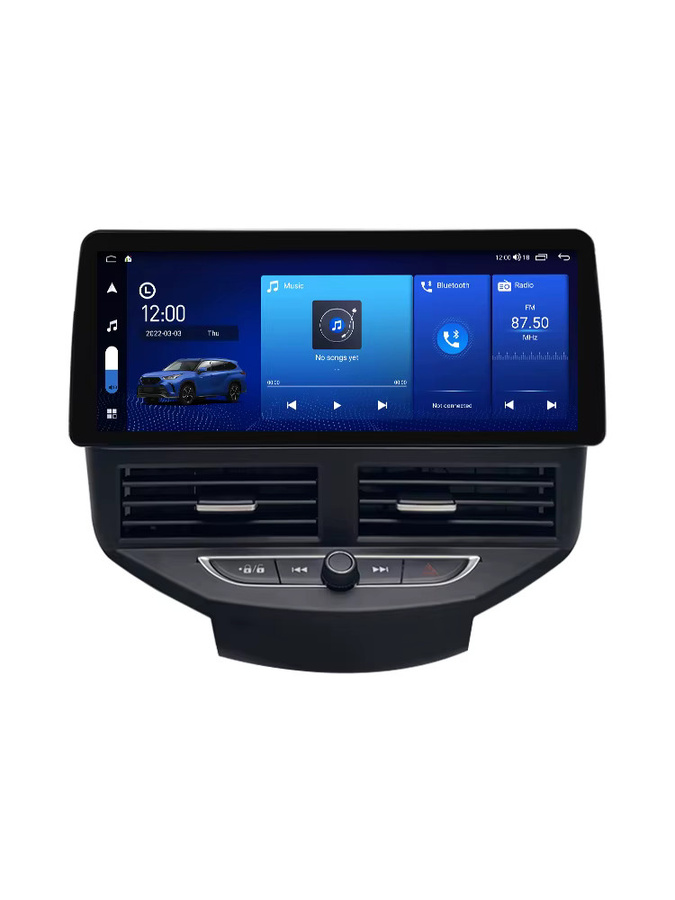 Roadonline Android 15 Auto-Multimedia-Player für Ford Fiesta MK6 MK7 2009-2016, 12,3 Zoll, 8-Kern, 8G+256G, mit GPS, 4G und WIFI, Schwarz/Silber - Bild 5