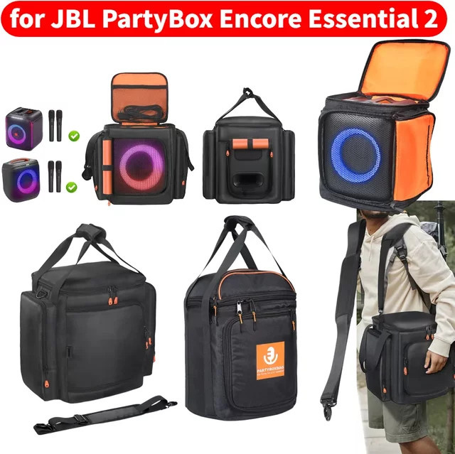 Stoßfeste und kratzfeste Schutzhülle für JBL Partybox Encore Essential in Schwarz - Bild 1