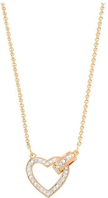 Swarovski Halskette, Herz, Weiß, Kristall, Damen - Bild 1