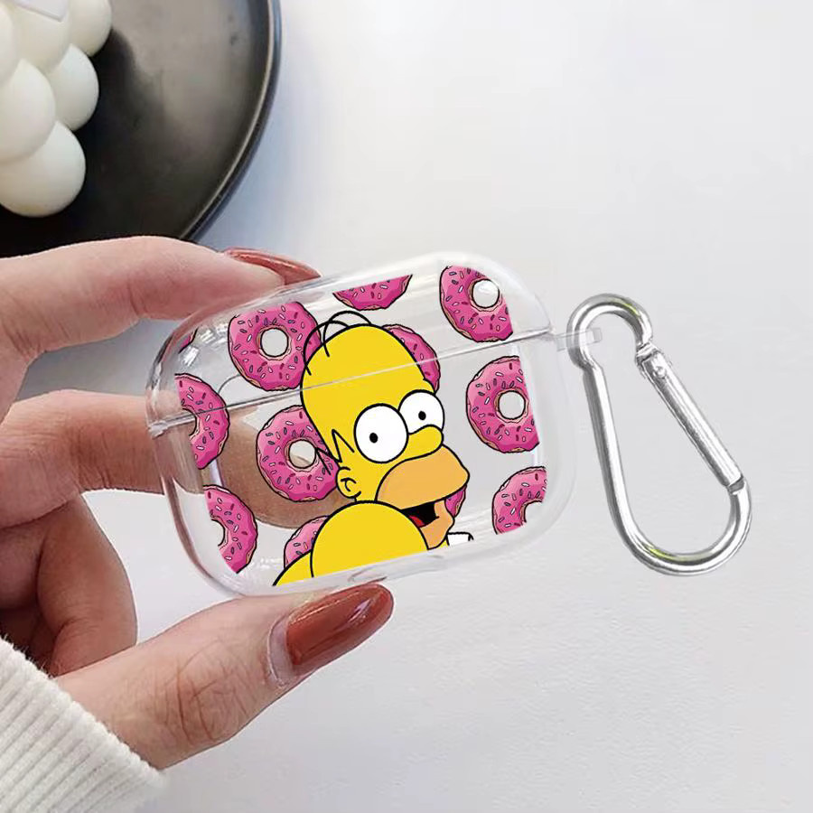 Transparente Kopfhörerhülle für AirPods Pro 1, 2 und 3 von The S-Simpsons - Bild 2