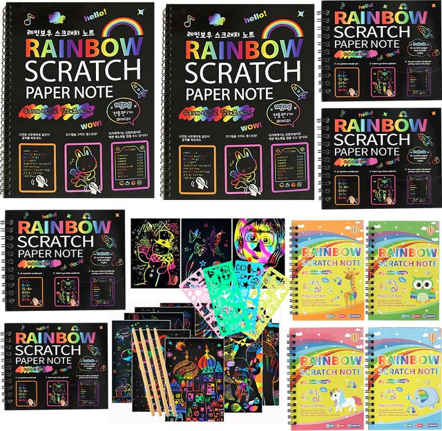 Regenbogen-Bastelset, 4-teiliges Set, mit Holzstift, ab 5 Jahre - Bild 1