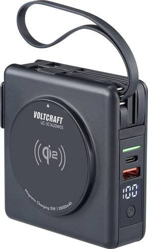 Voltcraft UC-3C1A20W03 Reiseladeadapter 20W mit 1x USB-A und 3x USB-C Fast Charge in Schwarz - Bild 1