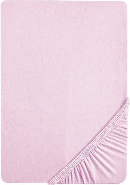 Biberna Spannbettlaken Marc aus Baumwolle Feinjersey mit Gummizug für Matratzen bis 22 cm Höhe - Bild 1