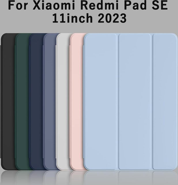 Xiaomi Redmi Pad SE 11 Zoll 2023 Flip-Hülle aus PU-Leder in Lila mit magnetischem Ständer und automatischer Schlaf-Wach-Funktion - Bild 1