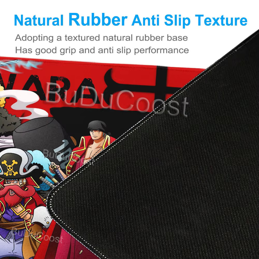 Bandai One Piece Roronoa Zoro Anime Mauspad, große rutschfeste Schreibtischunterlage in Multicolour - Bild 3