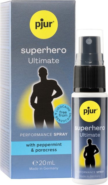 pjur superhero Ultimate Verzögerungsspray mit 6-fach Wirkstoffkomplex, Herren - Bild 1