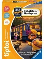 Ravensburger tiptoi Team SMART ermittelt: Diebstahl im Tier-Express Brettspiel für Kinder von 5 bis 8 Jahren - Bild 1