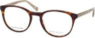 Brendel 903178 Korrektionsbrille, Rund, Vollrand, Kunststoff, Braun, Damen - Bild 1