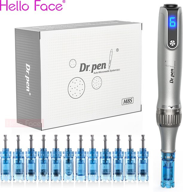 Dr. Pen Ultima M8S Kabelloser Derma Pen, Unisex, 12 Nadeln, 0,25 mm - Bild 1