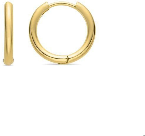 Luxenter Ohrringe, 18 Karat vergoldet, Nias, beige