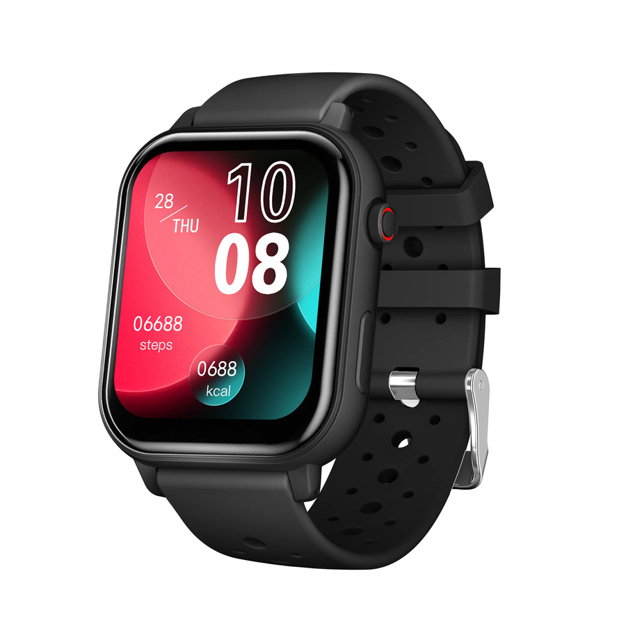 SIMSONLAB Smartwatch, Schwarz, Silikon, 1,83 Zoll, Unisex - Bild 7