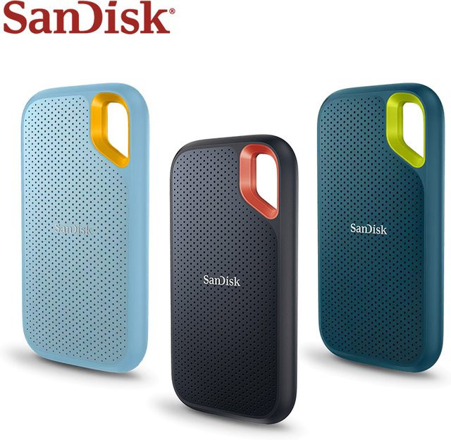 SanDisk Extreme Portable SSD E61 Externe SSD USB 3.2 Gen2 Schwarz - Bild 1