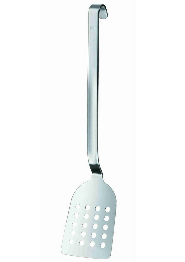 Rösle Pfannenschaufel mit Lochung aus Edelstahl 18/10 in Silber, L x B x H: 33,5 x 7,5 x 3 cm - Bild 1