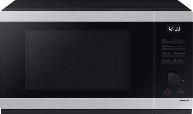 Samsung Grill-Mikrowelle MG32DG4524CTE1 mit 32 l Volumen, 900 W Leistung, Edelstahl und Keramik, Schwarz/Silber - Bild 1