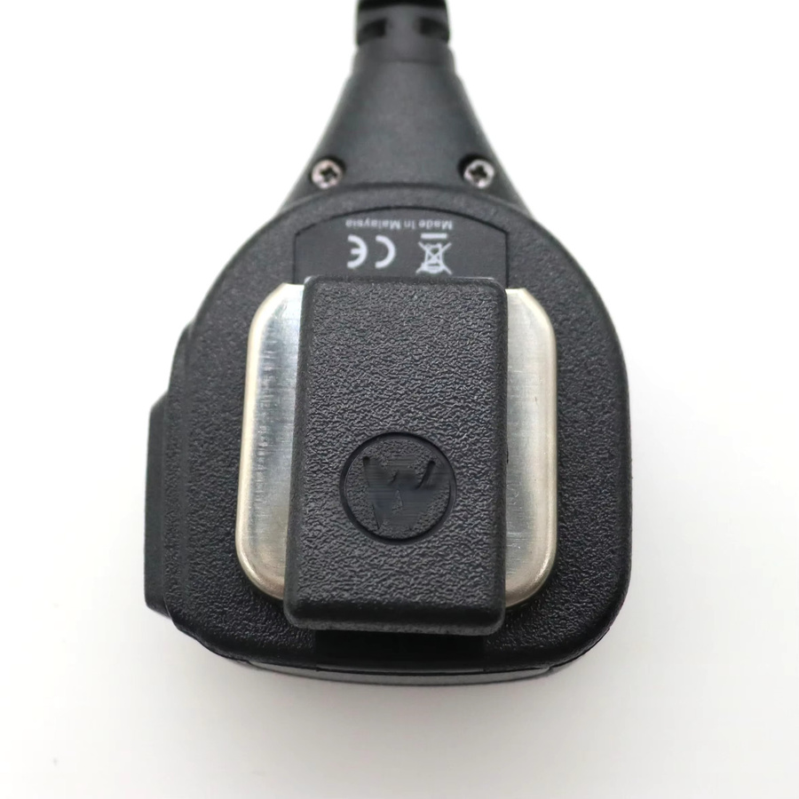 Motorola Handlautsprecher mit PTT-Mikrofon in Schwarz für Walkie Talkie Modelle GP328 GP338 GP340 GP360 GP680 HT750 MTX850LS MTX960 MTX8250 MTX9250 - Bild 3