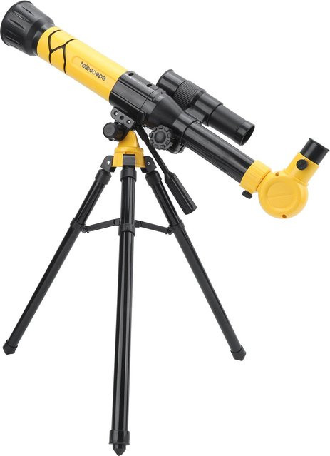 Fishine Teleskop für Kinder Anfänger, Astronomisches Refraktorteleskop, mit Stativ - Bild 1