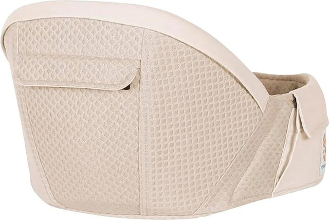 Ergobaby Babytrage Alta Hip Seat mit Hüftstütze in Beige aus Mesh-Textil - Bild 1