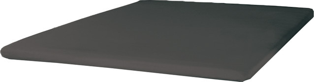 DREAMTEX Jersey-Topper-Spannbetttuch aus Baumwolle, B/T: 180 x 200 cm, Anthrazit, Grün, Silber, Grau - Bild 1
