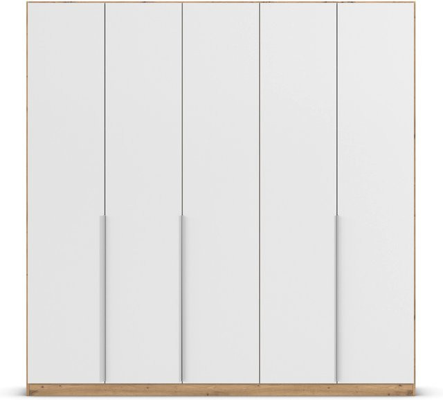 RAUCH Drehtürenschrank Alabama Weiß/Eiche Artisan mit Schubkasteneinsatz und Kleiderstangen, B/T/H: 226 x 229 x 226 cm - Bild 1