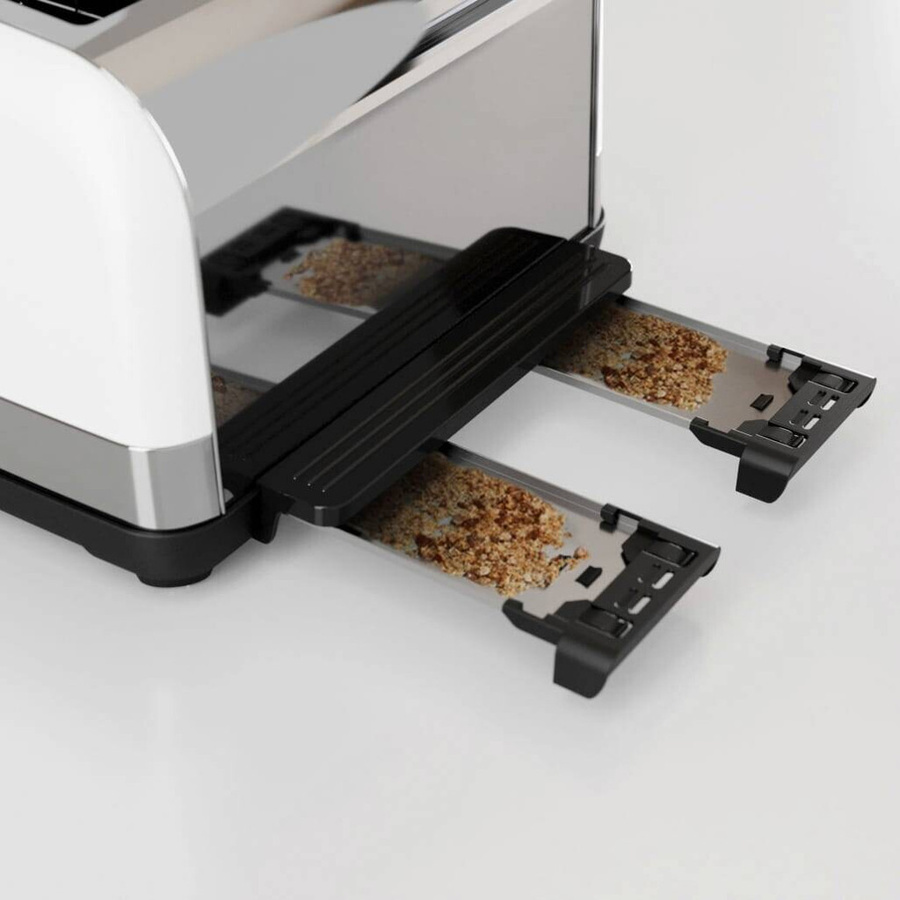 Morphy Richards Toastautomat 240134 in Weiß mit 1800 Watt und Kabelaufbewahrung - Bild 2