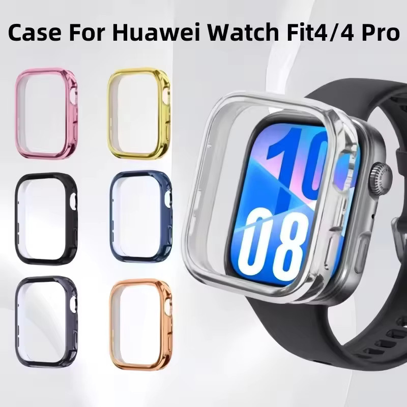 OAKCHARM Smartwatch Bumper Shell für Huawei Fit 4 Fit 4 Pro, TPU, Schwarz - Bild 6