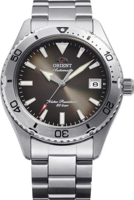 Orient Armbanduhr Mako, Automatik, Edelstahl, 40 mm, Herren, Braun - Bild 1