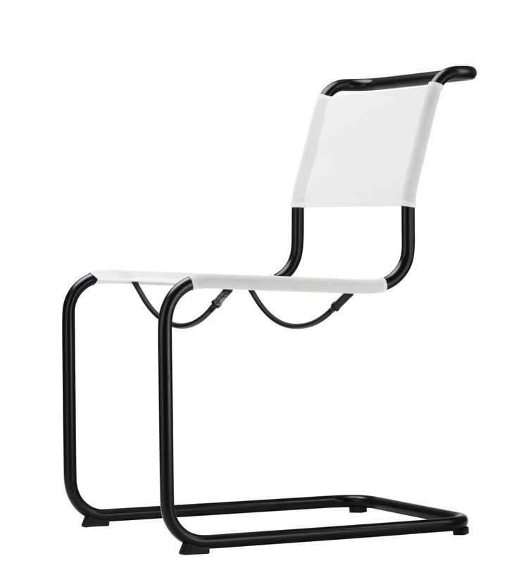 Thonet S 33 N Freischwinger All Seasons mit Stahlrohr in Weiß - Bild 2