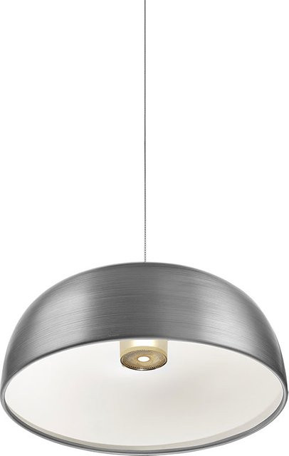 Lumina Tia 400 LED-Pendelleuchte aus Aluminium und Glas in Silber und Weiß, dimmbar - Bild 1
