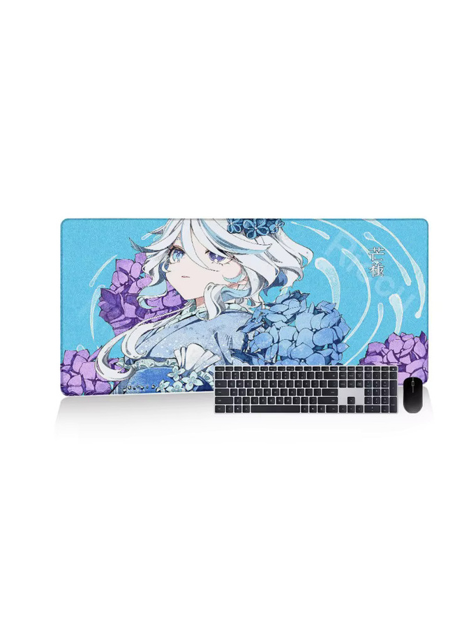 Genshin Impact XXL Gaming Mauspad Riccu Multicolor Schreibtischunterlage für E-Sport und Computer - Bild 2