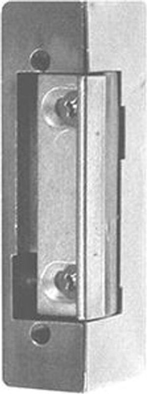 Bever E-Türöffner 700 mit Flachschließblech in Silber aus Edelstahl mit mechanischer Entriegelung 6-12V - Bild 2