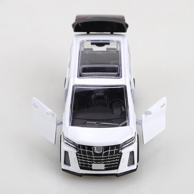 Linyi toy car Nanny-Van, Spielzeugauto, Druckgussmetall, Rückziehmotor, Schwarz, ab 4 Jahren - Bild 1