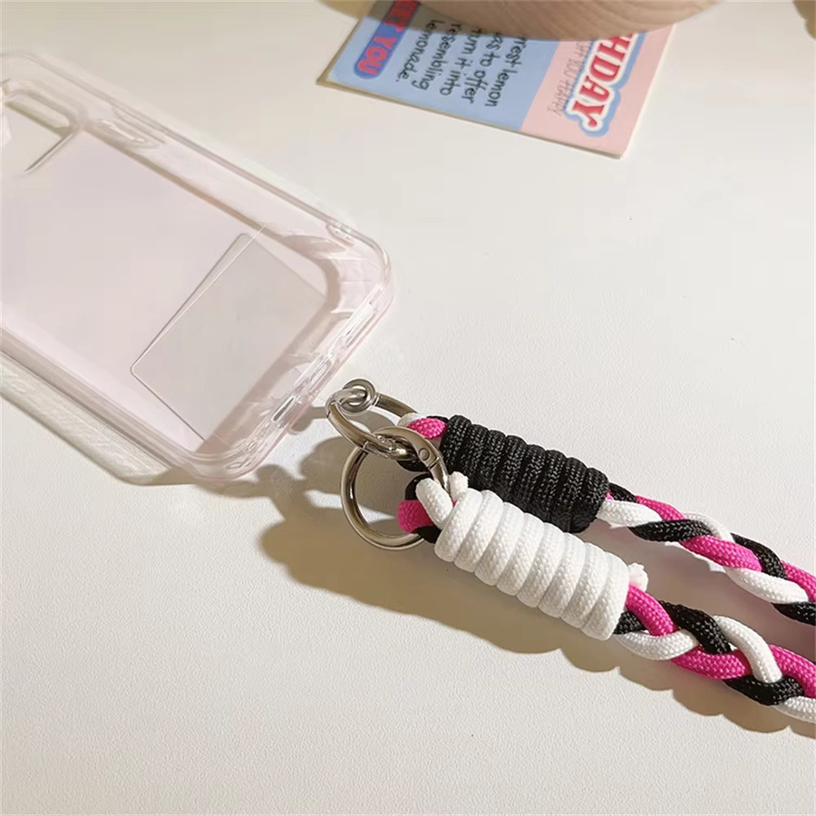 Buntes Webart Telefon Lanyard als modisches Handy Seil für dein iPhone 15 Pro in Multicolor - Bild 3