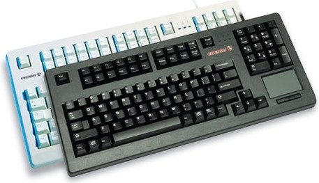 Cherry G80-11900 Touchboard Switzerland Tastatur in Schwarz mit USB-A Anschluss - Bild 1