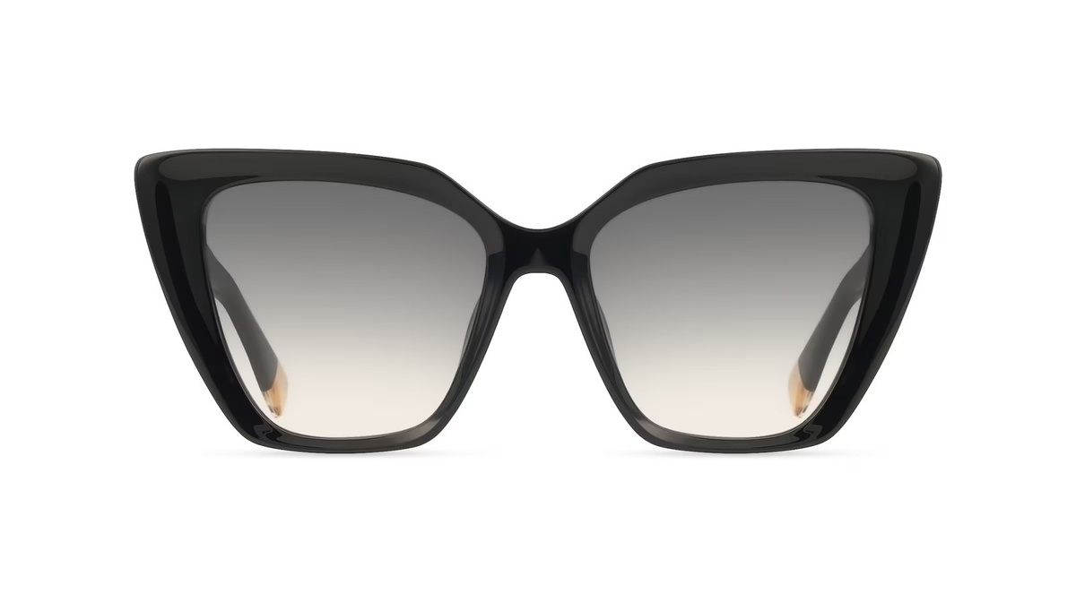 Furla SFU879 Sonnenbrille Cat Eye, Vollrand, Kunststoff, schwarz, Damen - Bild 1