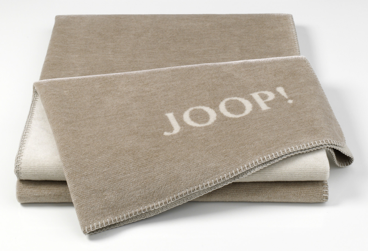 JOOP! Melange-Doubleface Bettwäsche in Beige aus Baumwolle und Polyacryl, B/B: 200 x 150 cm - Bild 1