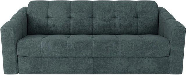 Schlafsofa Darielo Vente-unique in Blaugrün mit Stoffbezug, Breite: 190 cm - Bild 1