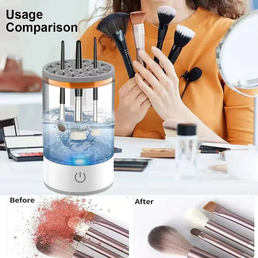 NOCCLILI Automatischer Rotierender Make-up-Pinselreiniger, Unisex - Bild 2