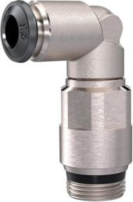 Riegler Winkelsteckverschraubung universal short, Farbe: Silber, drhb. 1/8, Schl. 8 - Bild 1