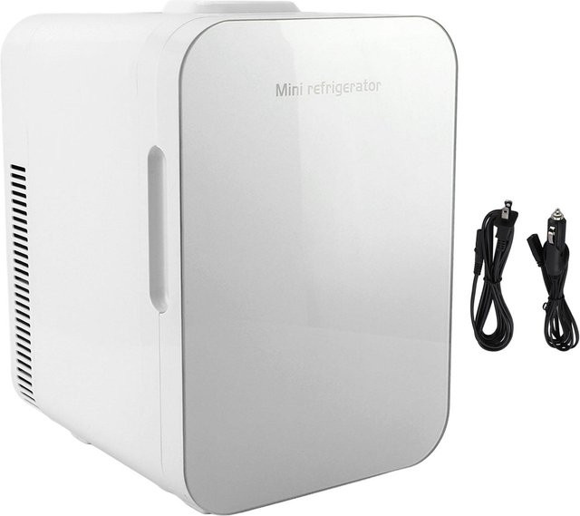 Aimo Mini-Wohnheim-Autokühlschrank mit Heizfunktion, 10 l, Weiß, US-Stecker L - Bild 1