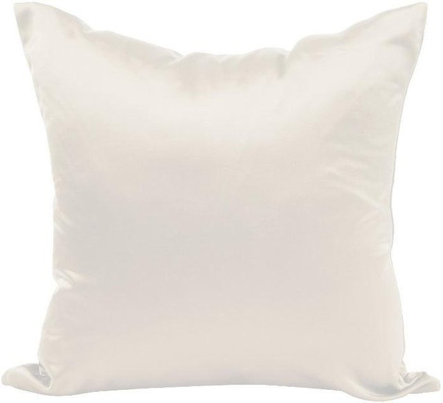 JHWarmo Kissenbezug aus Polyester in Silber und Weiß, glatt und unifarben für Sofa und Bett - Bild 1