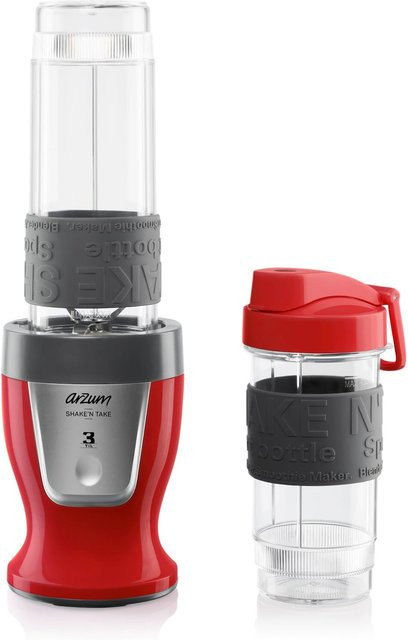 Arzum Shake n´ Take Mixer in Rot mit 500 ml Behälter aus Kunststoff - Bild 1