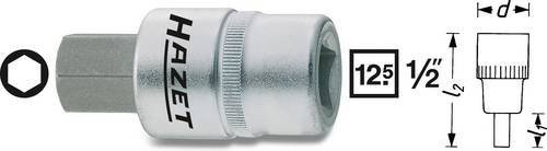 Hazet Steckschlüsseleinsatz 986-6 1/2 Zoll Innen-6-kant SW 6mm L 60mm Silber - Bild 1